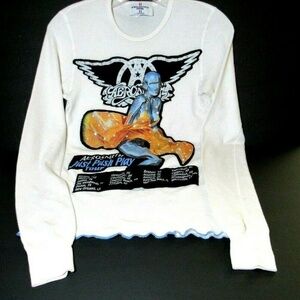 Industry Rags Womens Aerosmith Just Push Party Tou